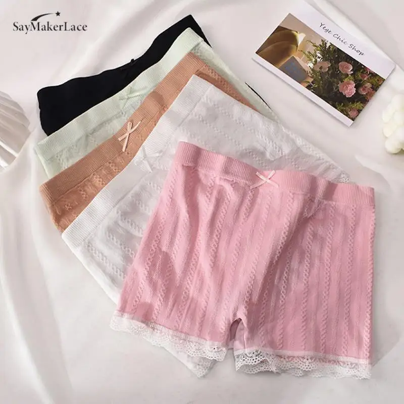 

Short Pants Women Summer Sexy Lace Seamless Shorts Safety Pants For Dress Panties Skirt Shorts Women Underwear Boxers