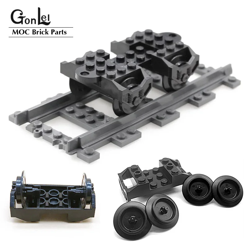 Moc Parts Wheel Rc Train, Holder (9V) Rc Train, Assale In Metallo 5X100 Ldu Blocchi Di Mattoni Per Parti Di Treni Ad Alta Tecnologia Giocattoli Miglio