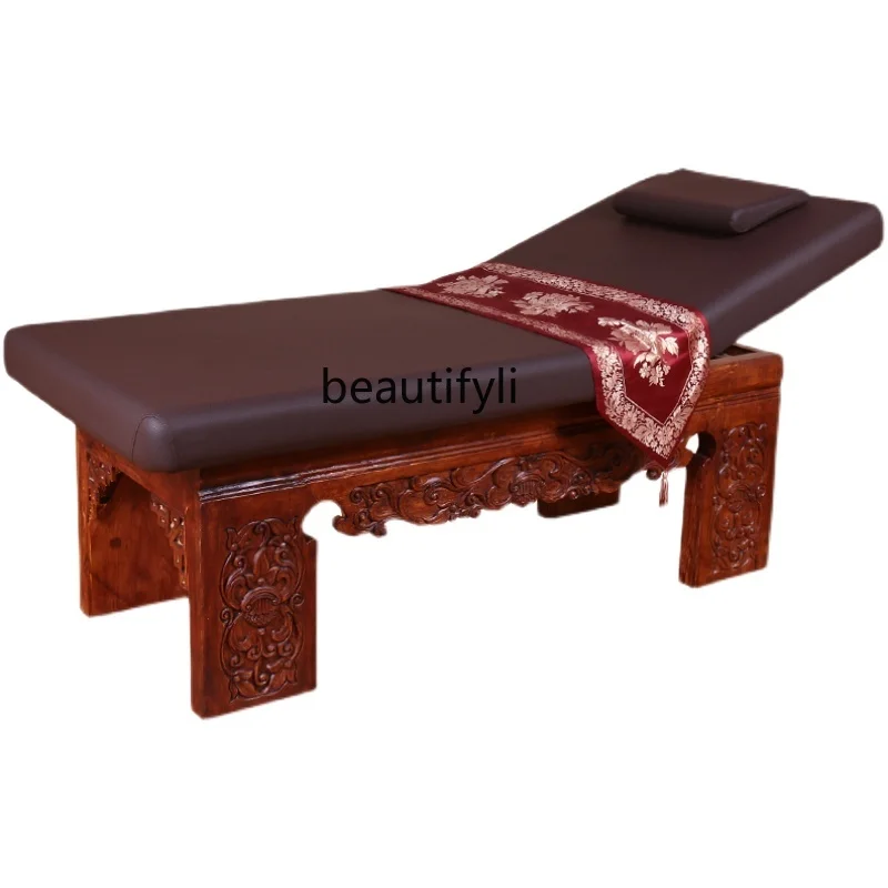 Facial Bed Advanced Solid Wood Facial Bed Thai Massage Children Massage Bed Physiotherapy Bed advanced solid wood facial bed thai massage back physiotherapy bed