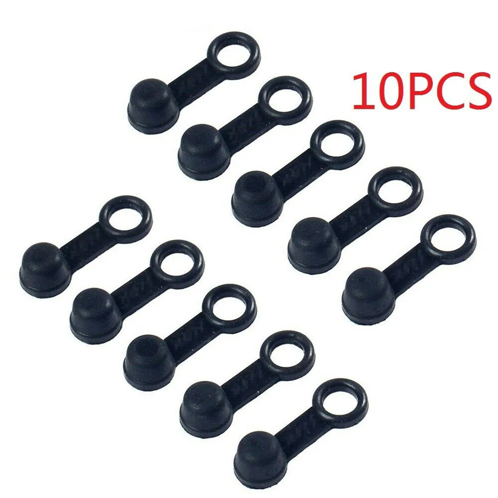 

10pcs Bleed Nipple Cover Motorcycle Dust Cap Bleed Nipple Brake Screw Brake Caliper Cover Motorcycle Valve Rubber Dust Cap