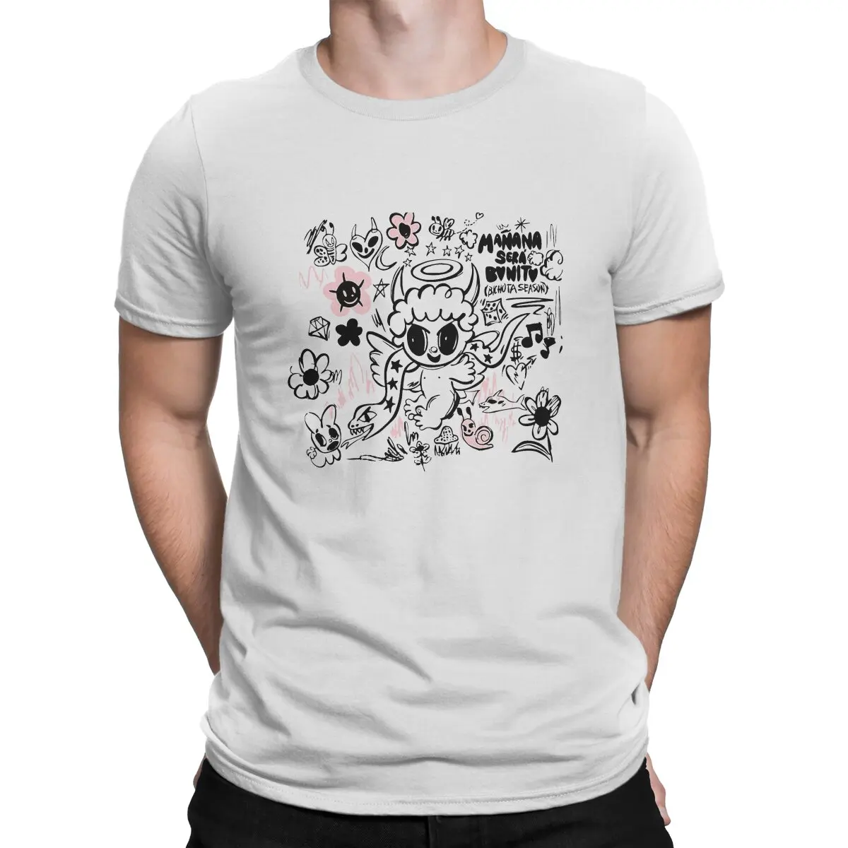 Novità New Karol G Album T-Shirt Uomo Girocollo 100% Cotone T-Shirt Bichota Season Karol G T-Shirt Manica Corta