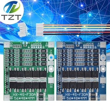 BMS 4S 3.2V 3.7V 30A LiFePO4 / Scheda di protezione carica batteria al litio 12.8V 14.4V 18650 32650 Batteria con bilanciamento