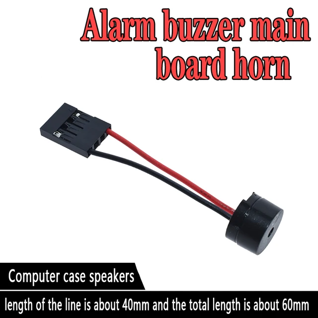 Mini Altoparlante Per Scheda Madre PC - Buzzer 4 Pin, 11 Cm, Per Segnali Acustici