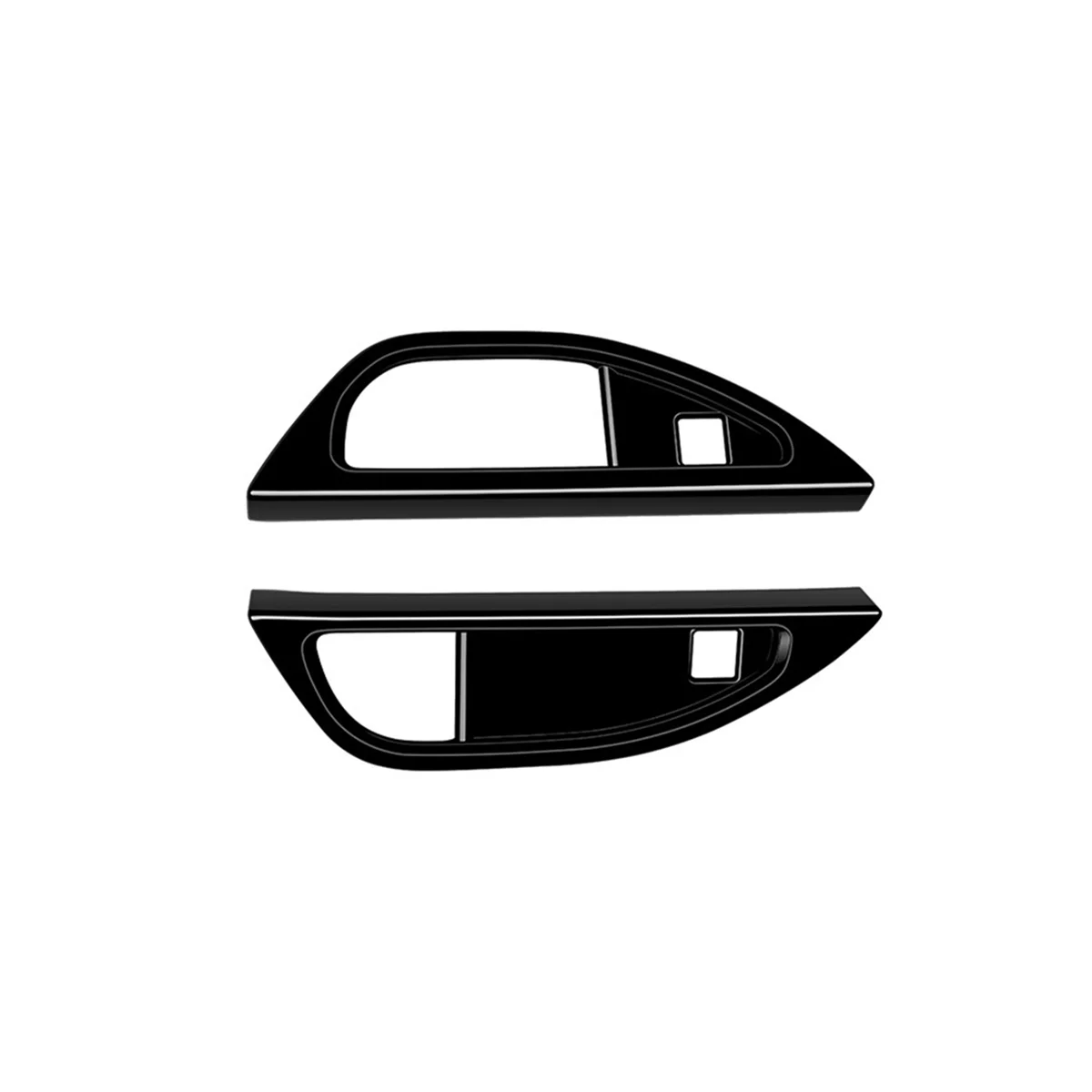 

Для Toyota Alphard/Vellfire 40 серия 2023 + третья рамка для дренажа внутренняя отделка Аксессуары глянцевый черный