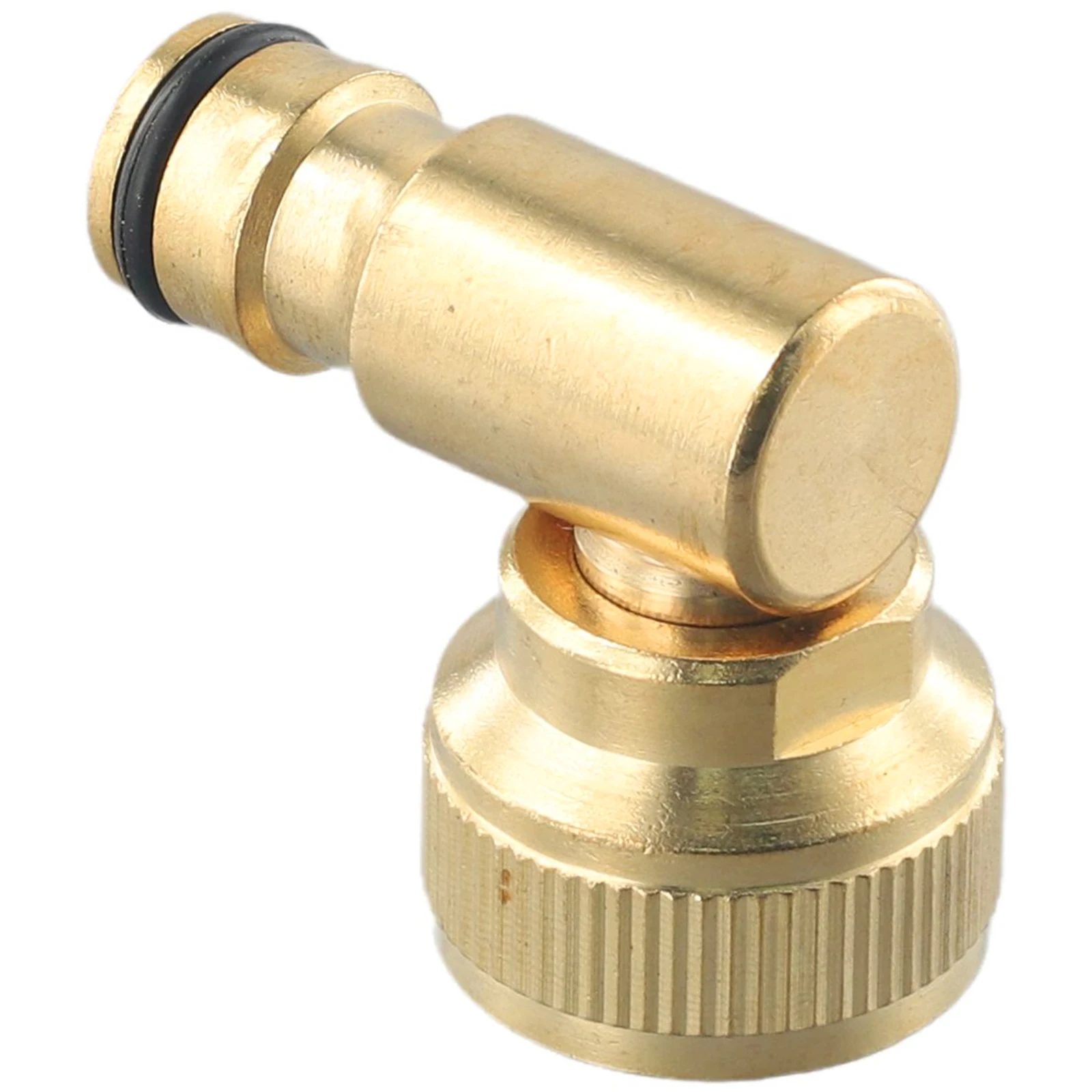

Brass Connector Garden Hose Faucet Water Pipe Adapter Link Swivel Elbow Quick Connector For Hoselock Plug 3/4in BSP Female