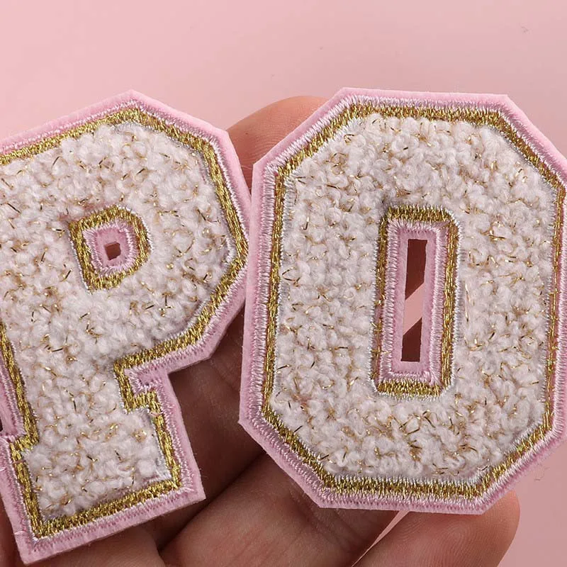 A-Z 26pc/set 5.5cm Stick-on Patches Chenille Letter for Personalized  Monogram or Name Bag Pouch Letter Patch