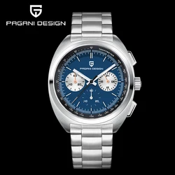 2024 New PAGANI Design Top Brand Men's Sports Quartz Watches Sapphire Stainless Steel Waterproof Chronograph Reloj Hombre 1782
