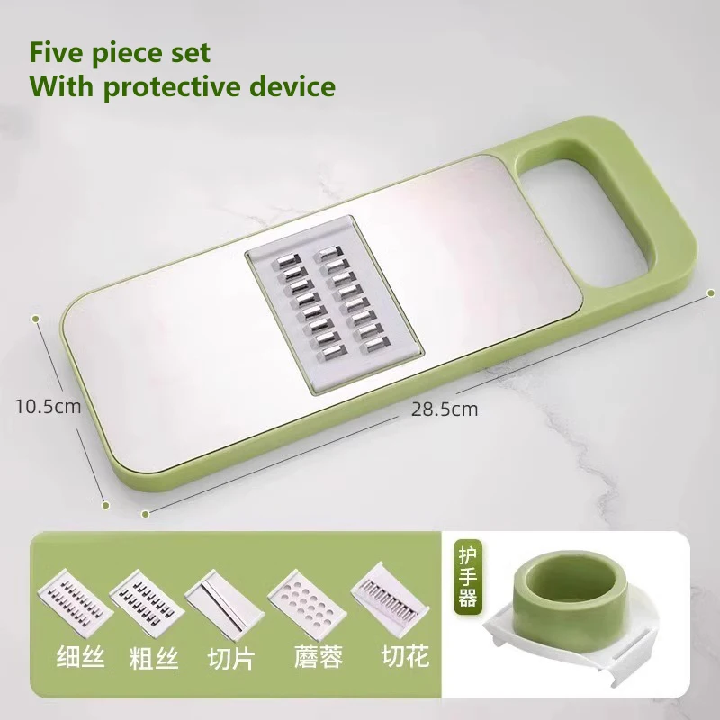 Multi-Functional Stainless Steel Wire Cutter Household Kitchen Vegetable Cutter Wire Cucumber Potato Grater Chopper