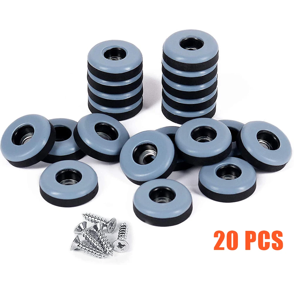 

20x Screws Furniture Glides PTFE Blue Furniture Slip Mat Glide Mat Heavy Duty Moving Gliders For Sofa&Bed&Table&Couch&Furniture