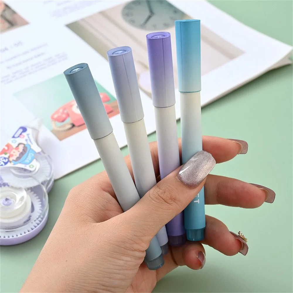4pcs/set Kawaii Marker Pens Colorful Highlighters Painting Tools DIY Spot Liner Drawing Graffiti Markers School Office Supplies - 2