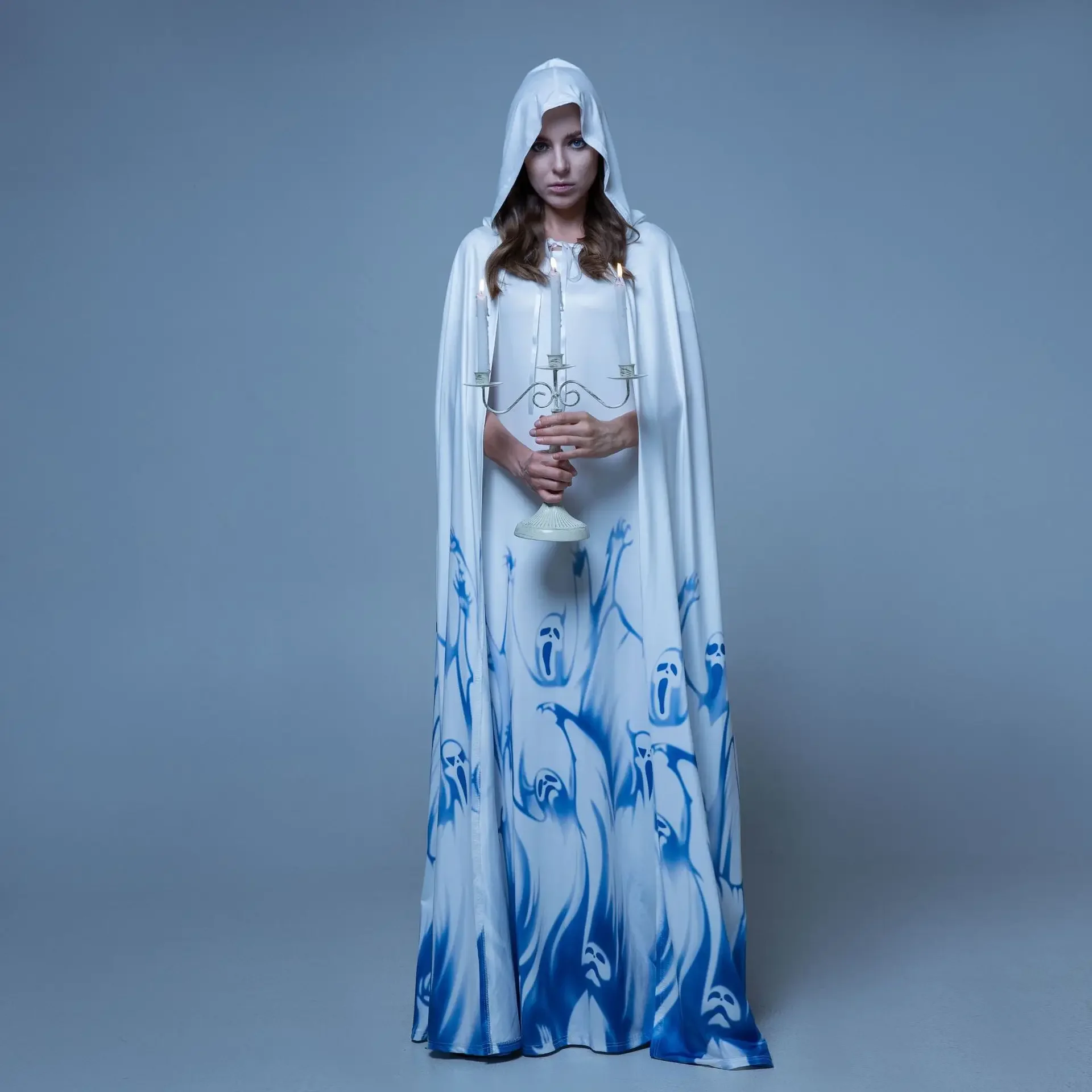 

Halloween Women Cosplay Skeleton Ghost Vampire Costume