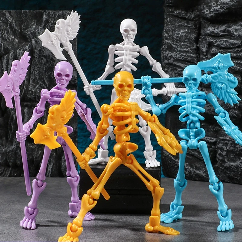 Multi-Jointed Movable Shapeshift Robot 3D Printed Skeleton