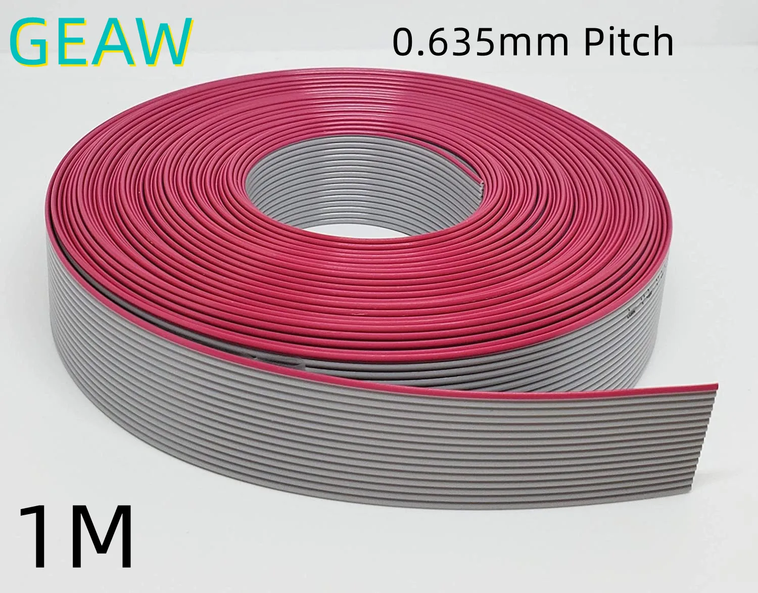 Cavo A Nastro Piatto IDC 30 Pin – 30 AWG, Passo 0.635 Mm, Lunghezza 2 M – Per Connessioni JTAG, ISP E Schede Madri – Grigio
