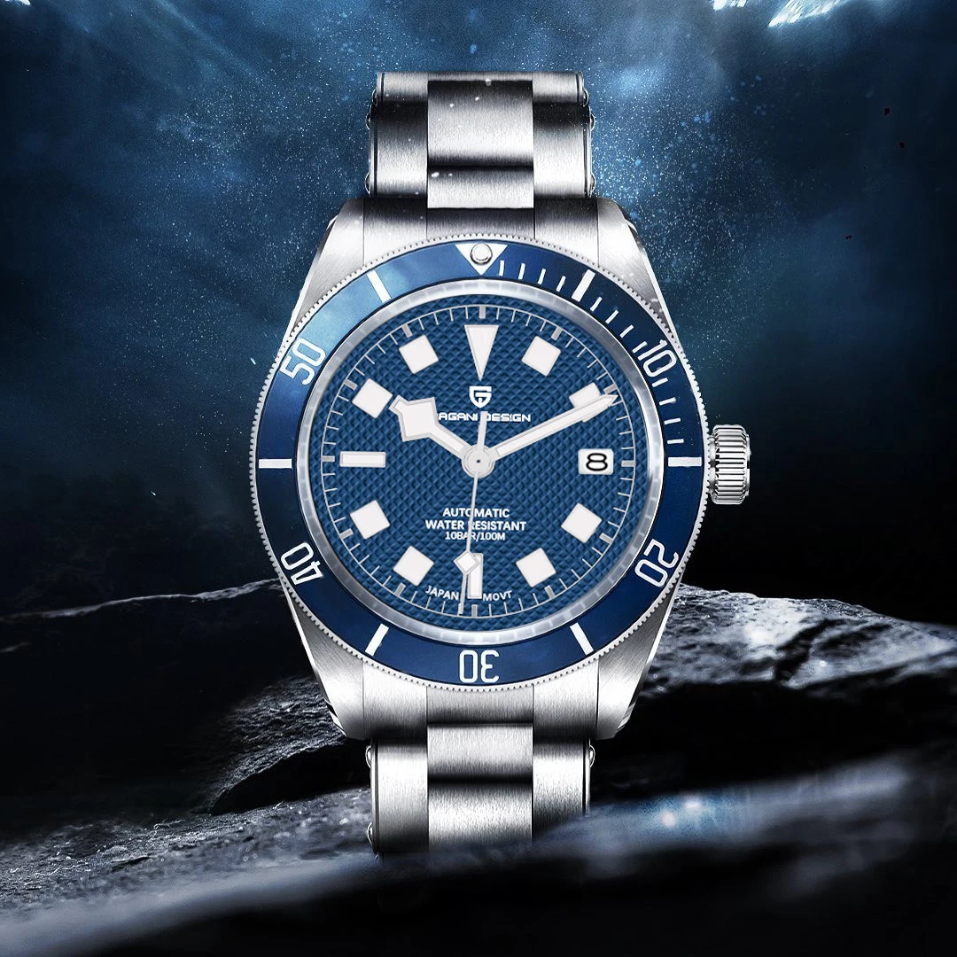 2022 New PAGANI DESIGN BB58 Men's Watches Mechanical Watch For Men Luxury Automatic Watch Men NH35 100M Waterproof Reloj Hombre 1