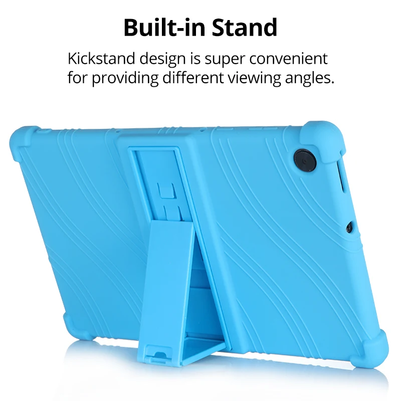 Capa de Silicone para Lenovo Tab Tablet Funda M10 Plus 3ª Geração 10.6 Tb125fu hd 2ª Geração Tb-x306x - Imagem 2