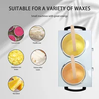 Electric Double Pot Wax Warmer Wax Heater Warmer with LED Display Skin Hair Removal Adjustable Temperature For Beauty Salon Home 4