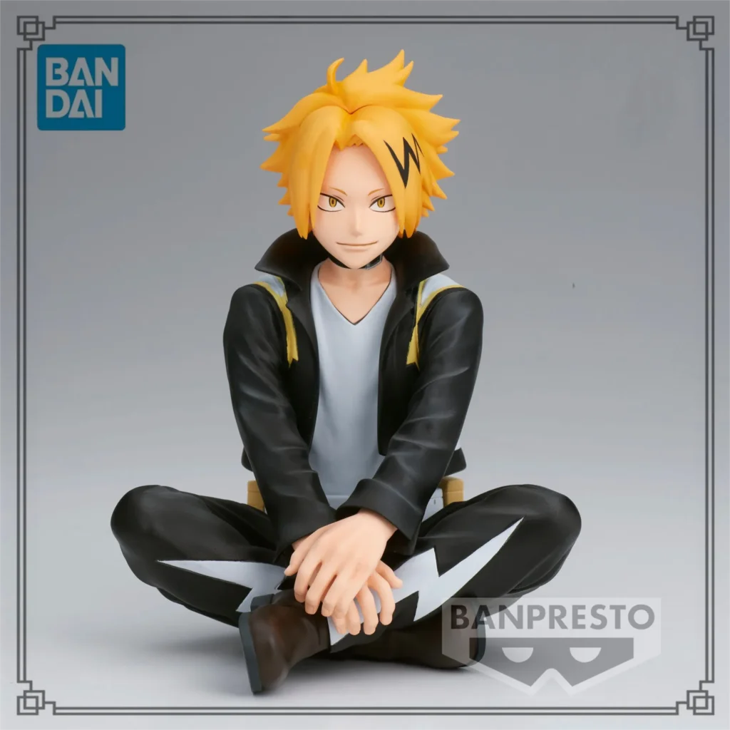 

In Stock My Hero Academia Kaminari Denki Relax Time Vol.7 Anime Figure Original PVC Action Figures Toys for Children 10cm Doll