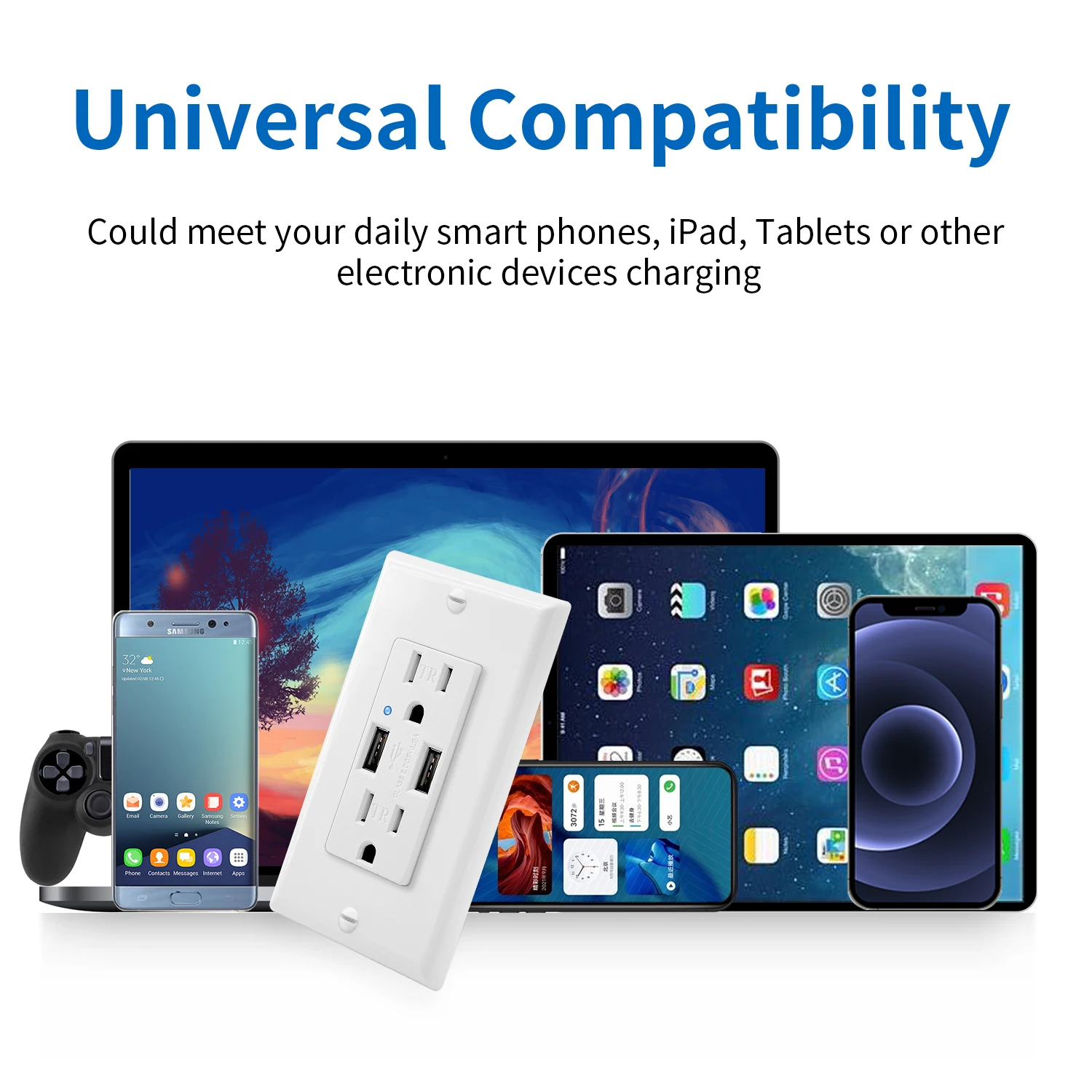 NineLeaf  USB    ܼƮ  ȣ,     ܼƮ, TR WR, 5PK 4.2A