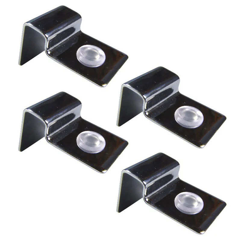 Fishing Tank Cover Support Bracket Stainless Steel Holder Glass Aquarium Isolation Plate Accessory Fishbowl Aquatic Supply 4pcs