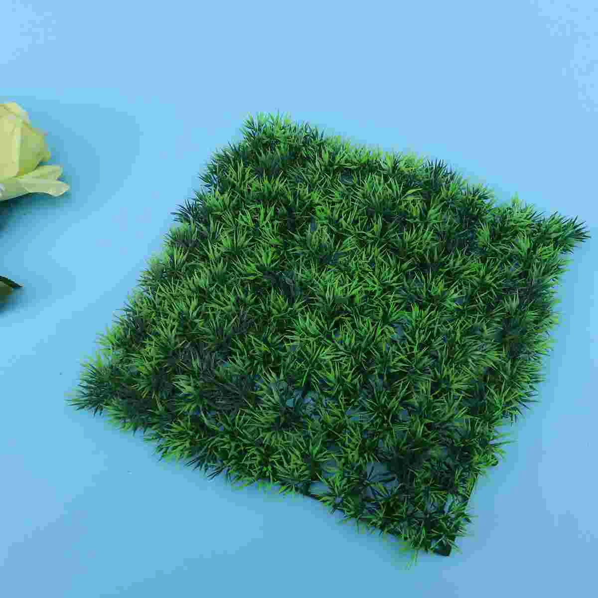 

Fish Tank Square Artificial Grass Lawn Aquarium Fake Grass Mat for Decoration