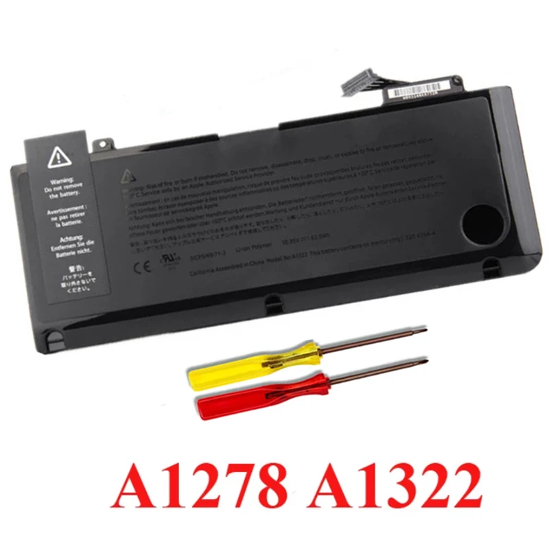 Оригинальный Аккумулятор A1322 A1278 для Apple macbook pro 13 дюймов 2009 2010 2011 63.5wh |