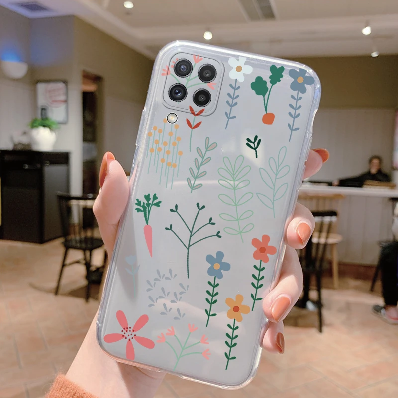 Clear Shockproof Cartoon Cute Silicone Phone Cover - Transparent