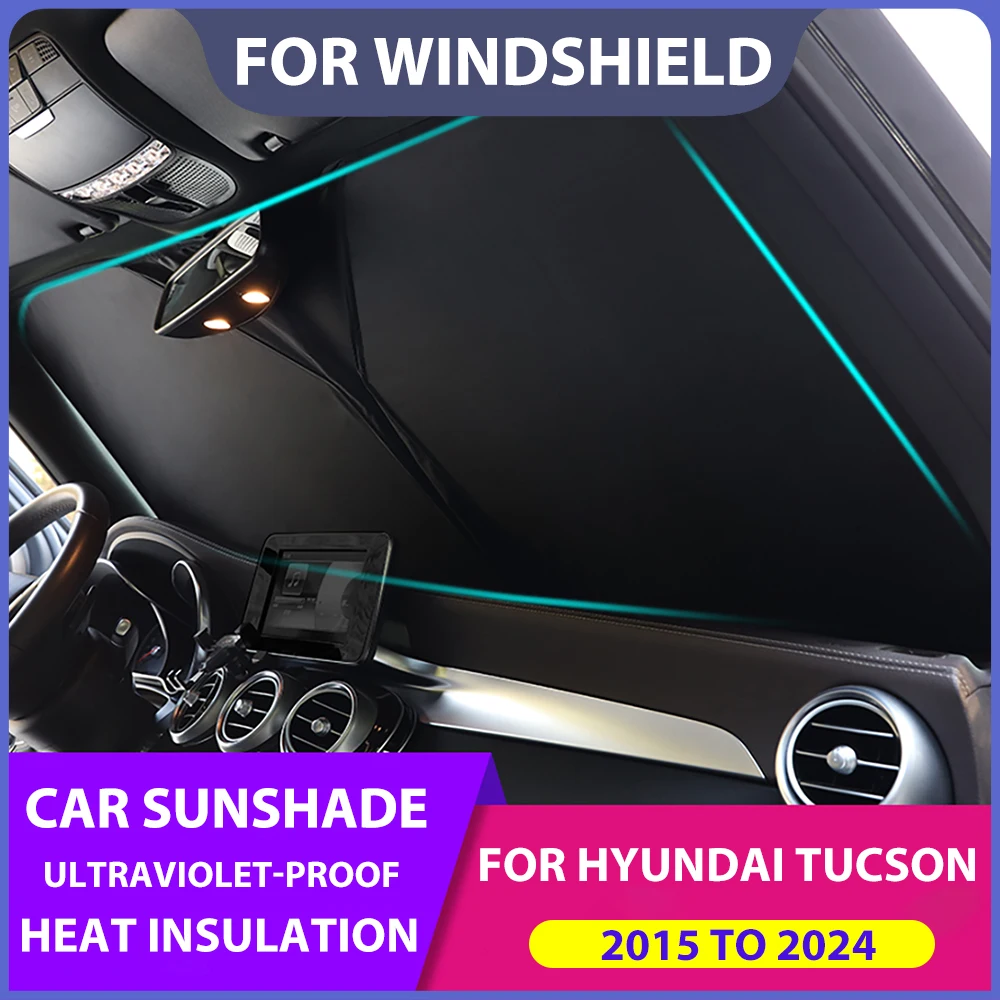 FrontCarSummerWindshieldSunshadesVisorForHyundaiTucson2015
