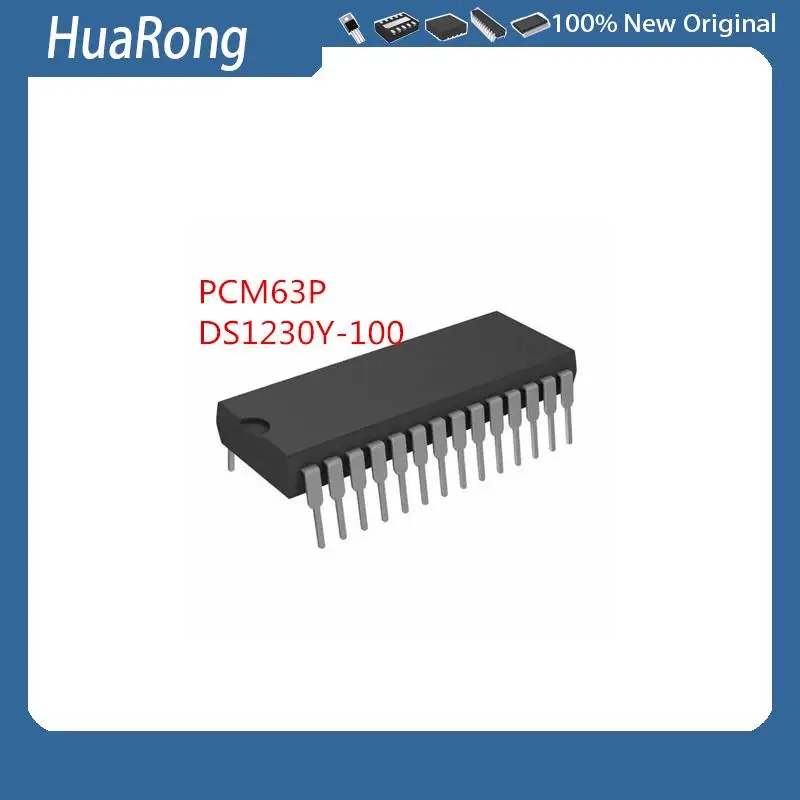 

2Pcs/Lot PCM63P PCM63 DS1230Y-100 DIP28