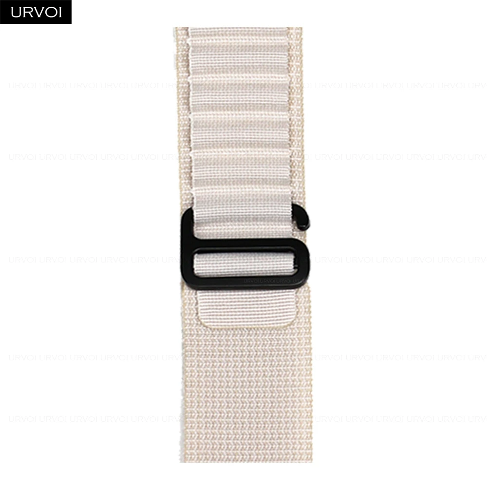 URVOI Black Woven Polyester Alpine Loop Strap with G-Hook Closure