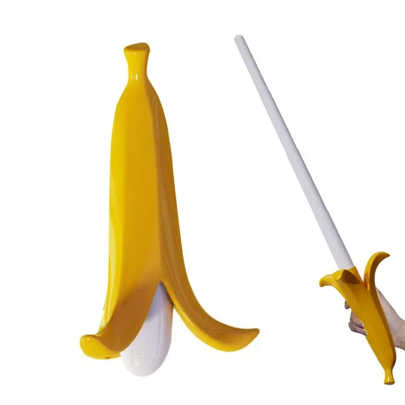 

Telescopic Sword Retractable 3D Printing Banana Sword Stress Relief Toy Retractable Cosplay Model For Kids And Boys