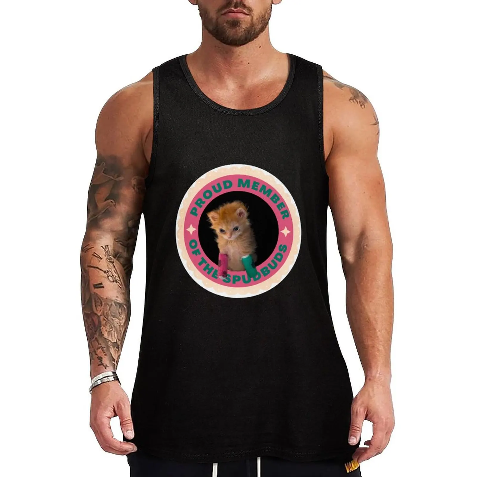 

Proud Member of the Spudbuds Tank Top anime top Men's t shirt men clothing