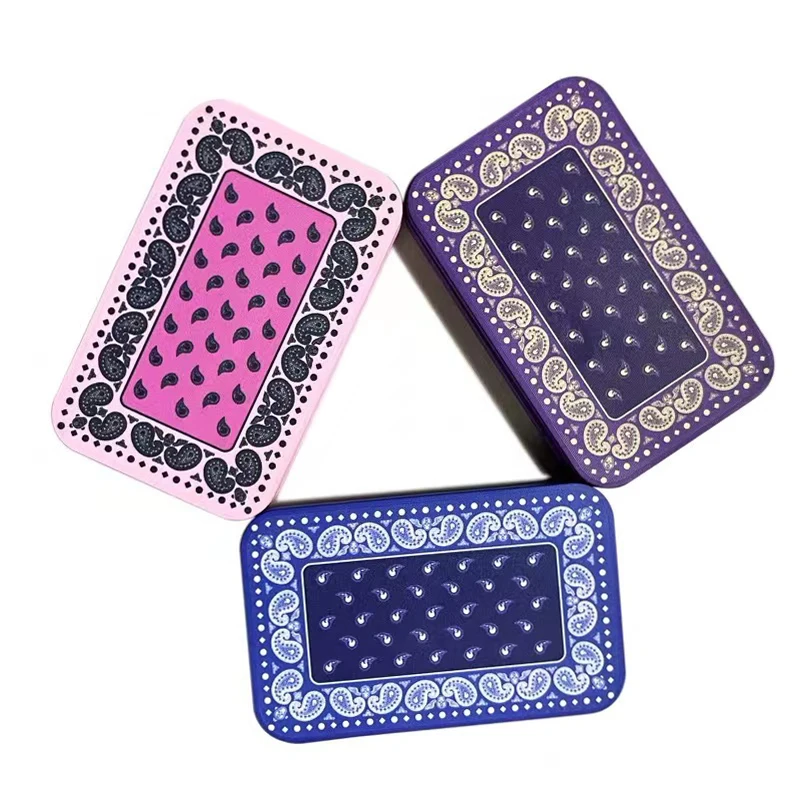 Cashew Flower Rectangle Casino Poker Chips Ceramics Card Press With Good Luck Poker Card Press Decision Souvenir Coin