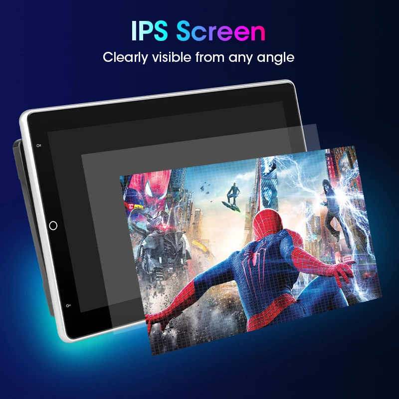 Srnubi Radio Multimedia Universal para Auto con Android Carplay de 10 Pulgadas, Reproductor 2Din con Pantalla IPS, Estéreo para Auto, Navegación GPS 4G, DSP, Pantalla Dividida, Unidad Principal 7
