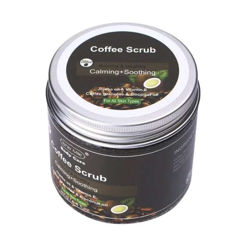 200g Coffee Scrub Body Scrub Exfoliators Cream Facial Dead Sea Salt For Whitening Moisturizing Anti Cellulite Treatment Acne