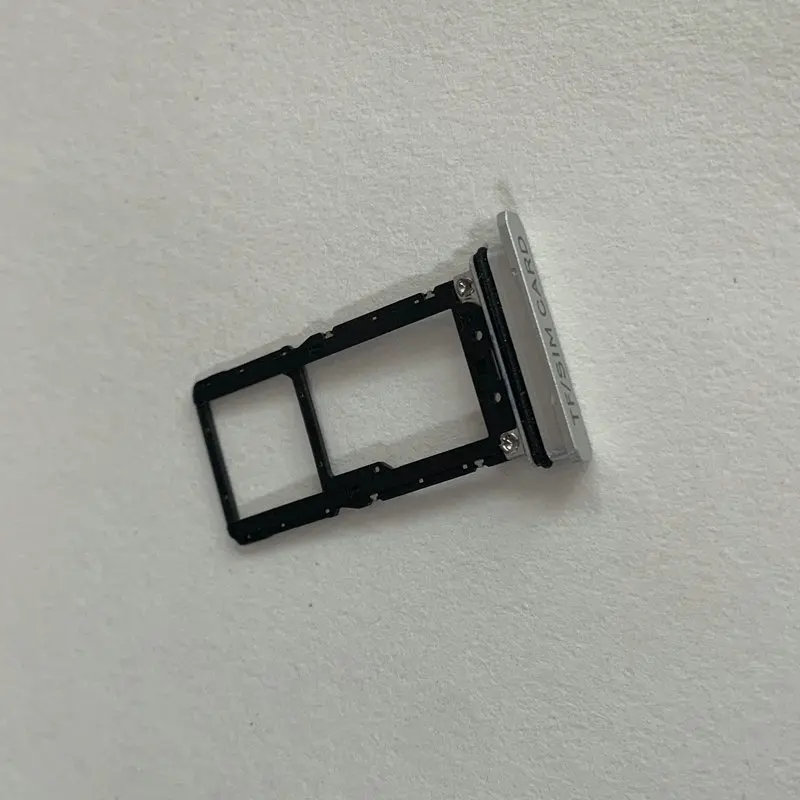 Original Sim Card Tray Holder for Mobile Phone Repair Parts - Black