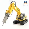 Huina New 3 in 1 Alloy Remote Controlled Truck Excavator RC Car Drill Ball Brabber Truck Toys Gift For Boys And Girls 6