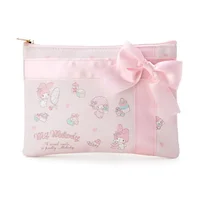 Sanrio new bow cinnamoroll My Melody PU makeup bag girl pencil case women cosmetic bag fashion storage bag Clutch bag 19x1x14cm 1