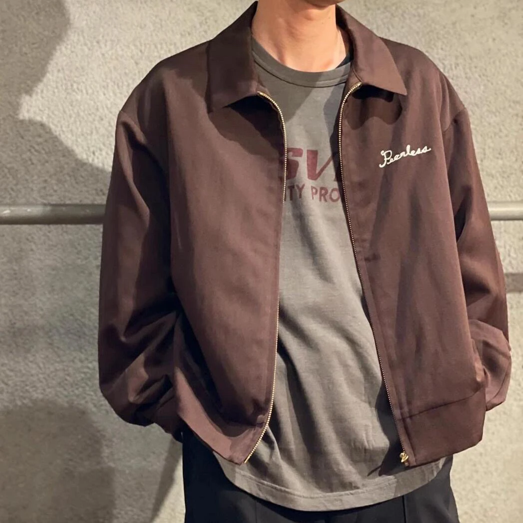 Visvim 24AW Alcan Jkt Wool Blend Embroidered Zipper Jaet
