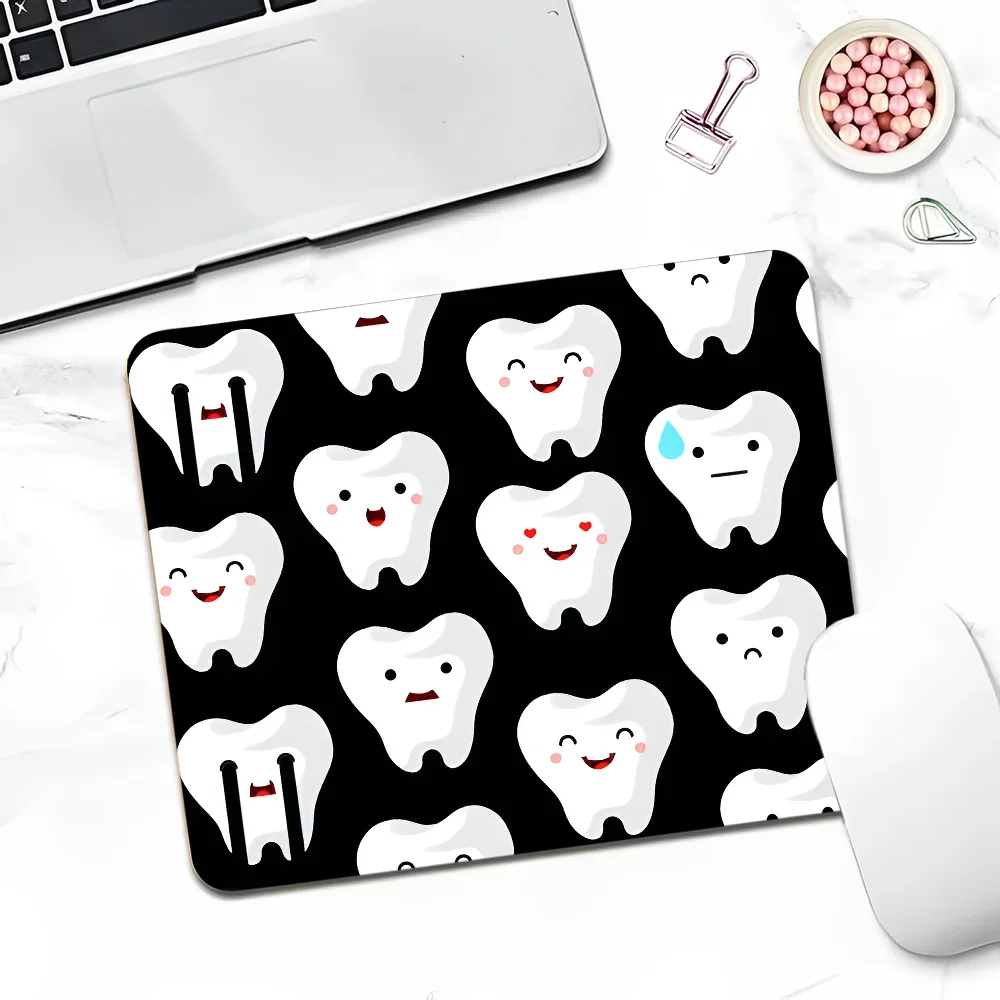 The Dentist Tooth DIY Desktop Desk Mat Kawaii Gaming Accessories Students Writing Pad Writing Desk Mats 2