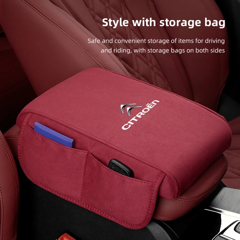 Bracciolo Per Auto Pad Console Centrale Bracciolo Box Cover Tappetino Protettivo Per Citroen C4 C3 C2 C1 Ds3 Berlingo Xsara Grand Picasso Jumpe