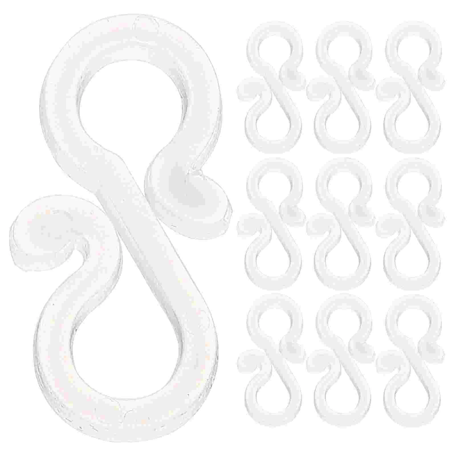 

100 Pcs Hook up Outdoor Hooks Christmas Light Hangers for outside Thread
