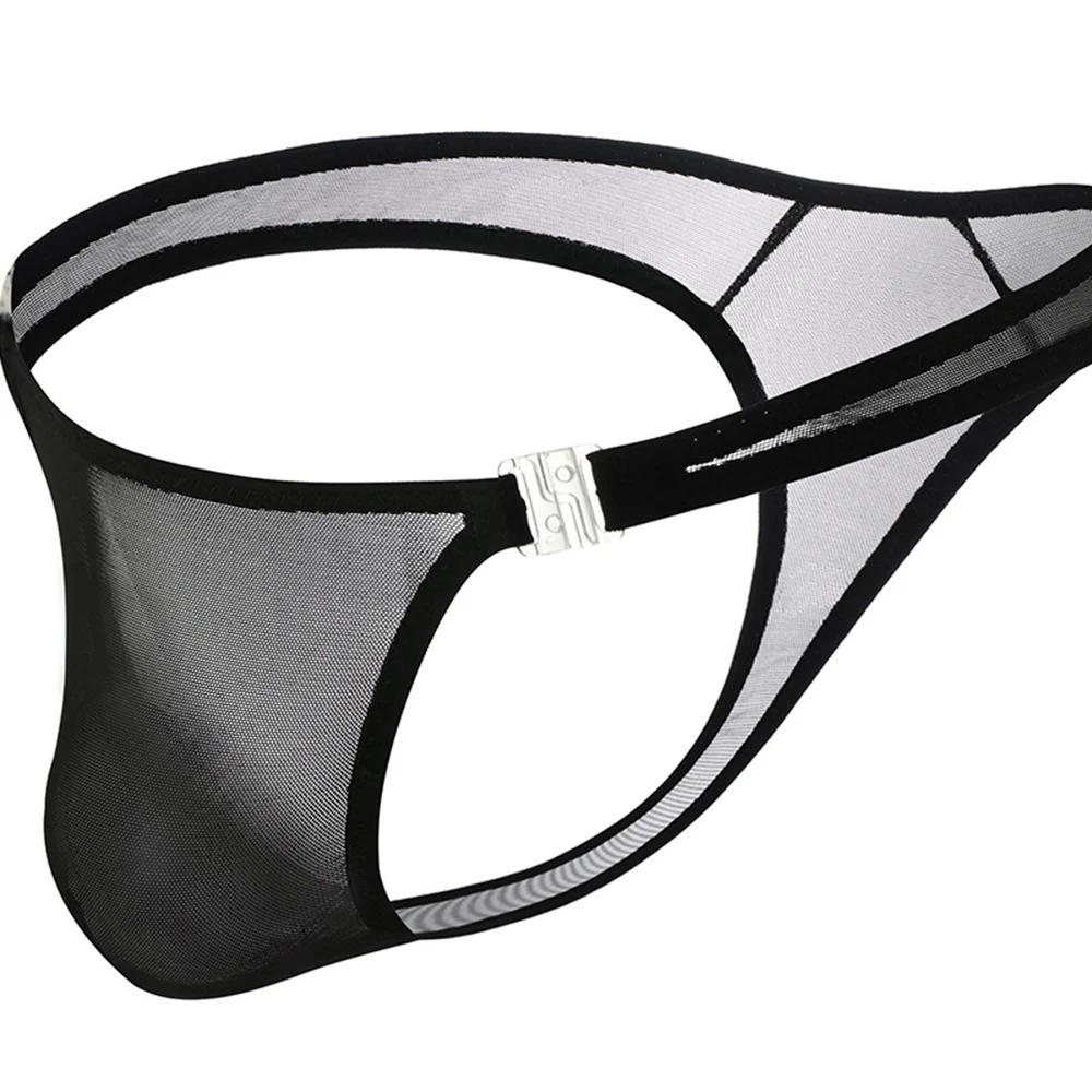 

Men's Sexy Underwear Thin Panties Breathable Underpants Male Soft Briefs Low Rise See Through Briefs Man Knickers