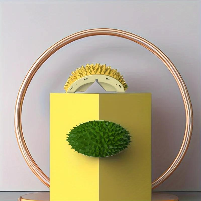 1pc Pet Cat Hair Rub, Removing Floating Hair, Can Be Fixed To The Corner, Massage Comb, Multi-functional Cat Scratch Rub