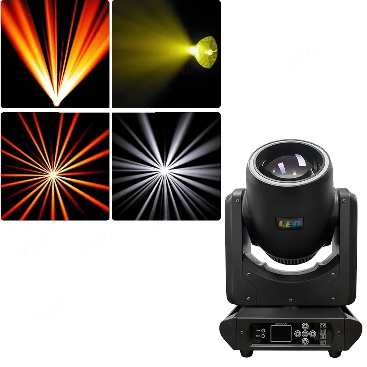 

Hot Selling New Professional Stage Show LED 150W Beam Spot Moving Head Light High Brightness Spotlight for Party Disco DJ