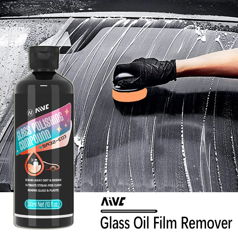 AIVC Car Glass Oil Film Cleaner Glass Oil Film Remover For Car