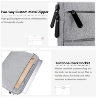 Water-resistant Universal Laptop Bag Sleeve 11 12 13 14 15 15.6 inch Notebook for Macbook Computer Handbag Briefcase Travel Bag - Image 4