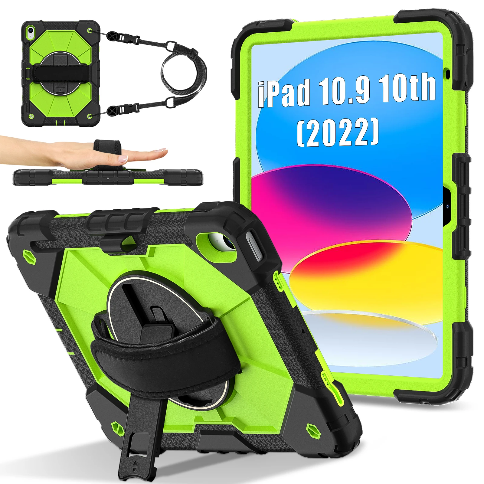 Durable Shockproof Kids Tablet Stand Case - Armor Cover