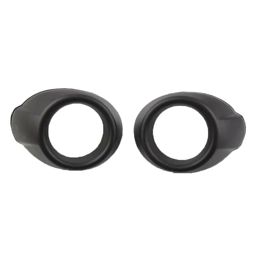 1 Pair Of Fog Light Covers For Ford Focus MK3 2012-2014 Bumper Fog Light Lamp Cover Surround Black Effectively Protect