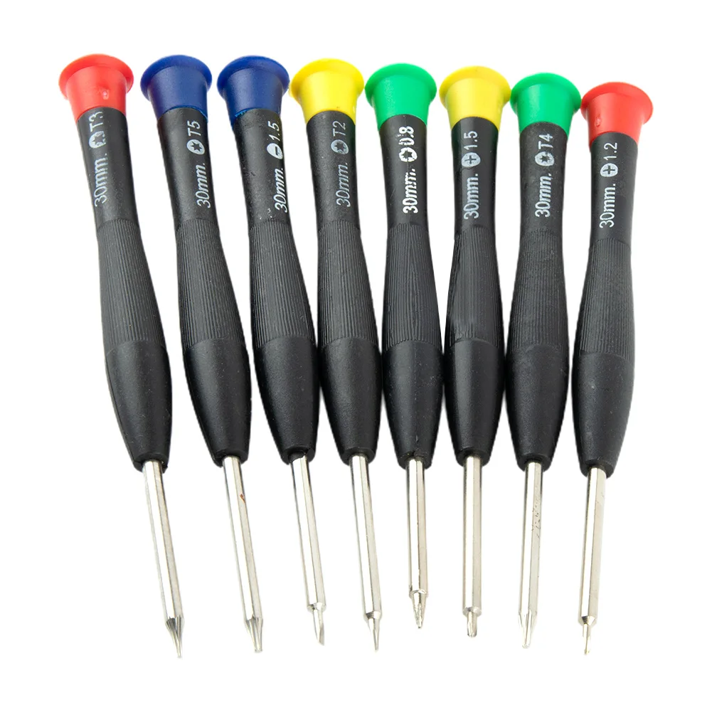 

Tool Screwdriver Set Precision PH000 Practical Repair Tool SL1.5 Screwdriver Tool T4 T6 Torx Cross Multicolour