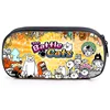 Game The Battle Cats Print Pencil Case Waterproof Pencil Bag Women Cosmetic Cases Student Stationery Bag School Pouch Makeup Box 3